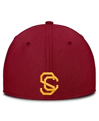 Nike Men's Natural/Crimson Usc Trojans Legacy Swooshflex Dri-fit Hat