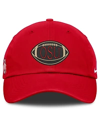 Nike Men's and Women's Scarlet Ohio State Buckeyes Campus Prep Football Club Adjustable Hat