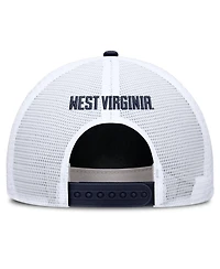 Men's and Women's Nike Navy West Virginia Mountaineers 2026 On-Field Gameday Rope Trucker Adjustable Hat