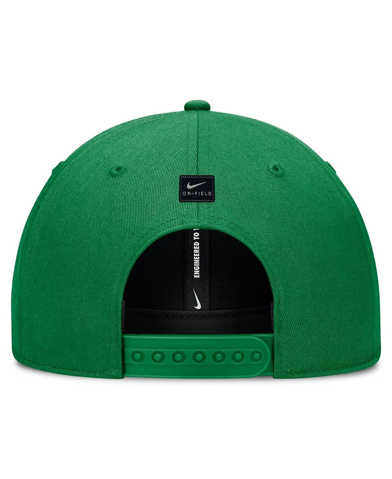 Men's and Women's Nike Green Oregon Ducks 2026 On-Field Gameday Rise Adjustable Hat