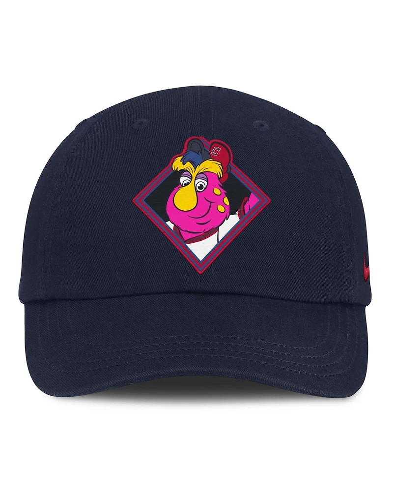 Baby Boys and Girls Nike Navy Cleveland Guardians Mascot Club Flex Hat