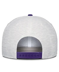 Nike Men's and Women's White/Purple Lsu Tigers Primetime Rise Adjustable Hat