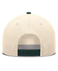 Nike Men's and Women's Natural/Green Michigan State Spartans Campus Prep Rise Adjustable Hat