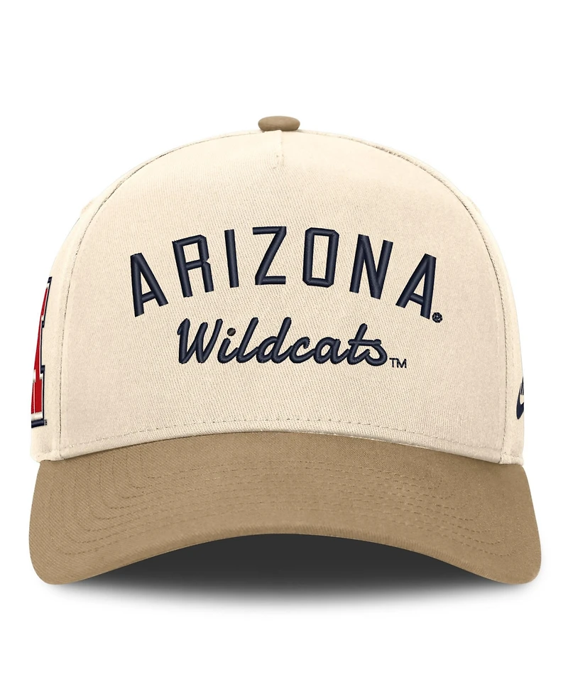 Nike Men's and Women's Natural/Beige Arizona Wildcats Legacy Rise Adjustable Hat