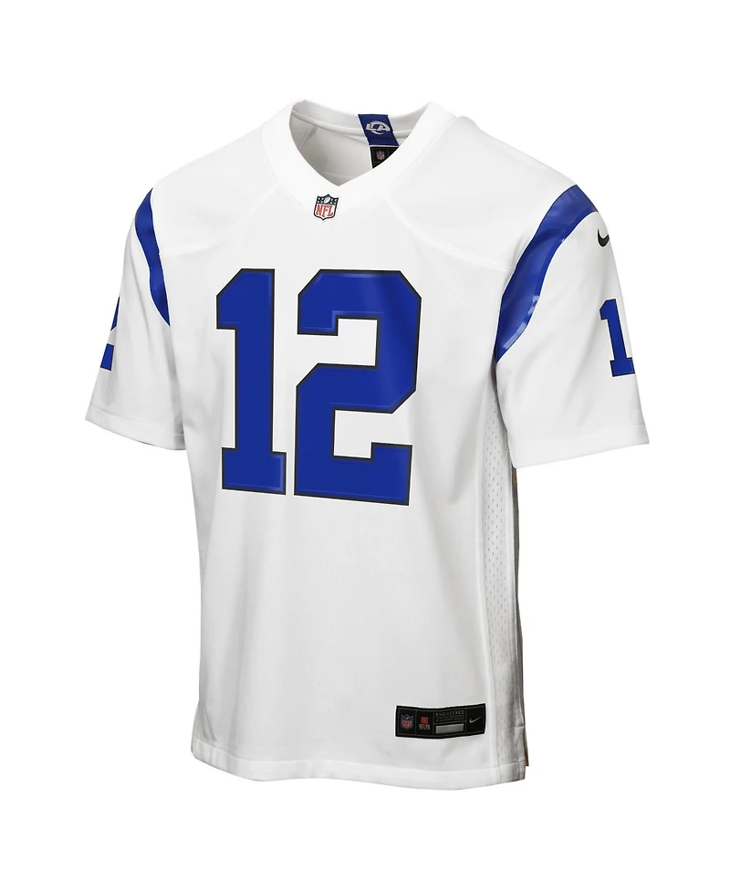 Nike Big Boys and Girls Puka Nacua Los Angeles Rams Fearsome White Game Jersey