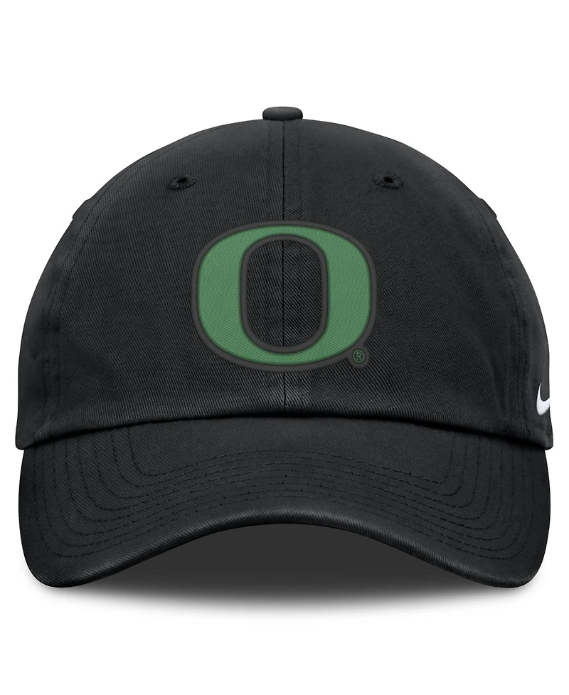 Nike Men's Black Oregon Ducks Club Dri-fit Adjustable Hat