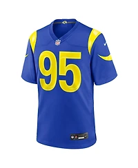 Big Boys and Girls Nike Myles Garrett Royal Los Angeles Rams Team Game Jersey