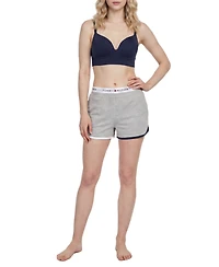 Tommy Hilfiger Women's Mid-Rise French Terry Boxer Shorts, 3" Inseam