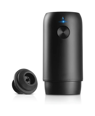 Hic Bar Electric 2-Piece One-Button Auto-Stop Wine Preserver and Stopper Set