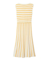 Mint Velvet Women's Striped A-Line Midi Dress