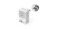 Tessan 28W 9-in-1 Charging European Power Adapter [Compatible with European Outlets]