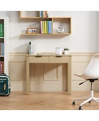 Slickblue Modern Kids Writing Desk with Drawer for Home Office