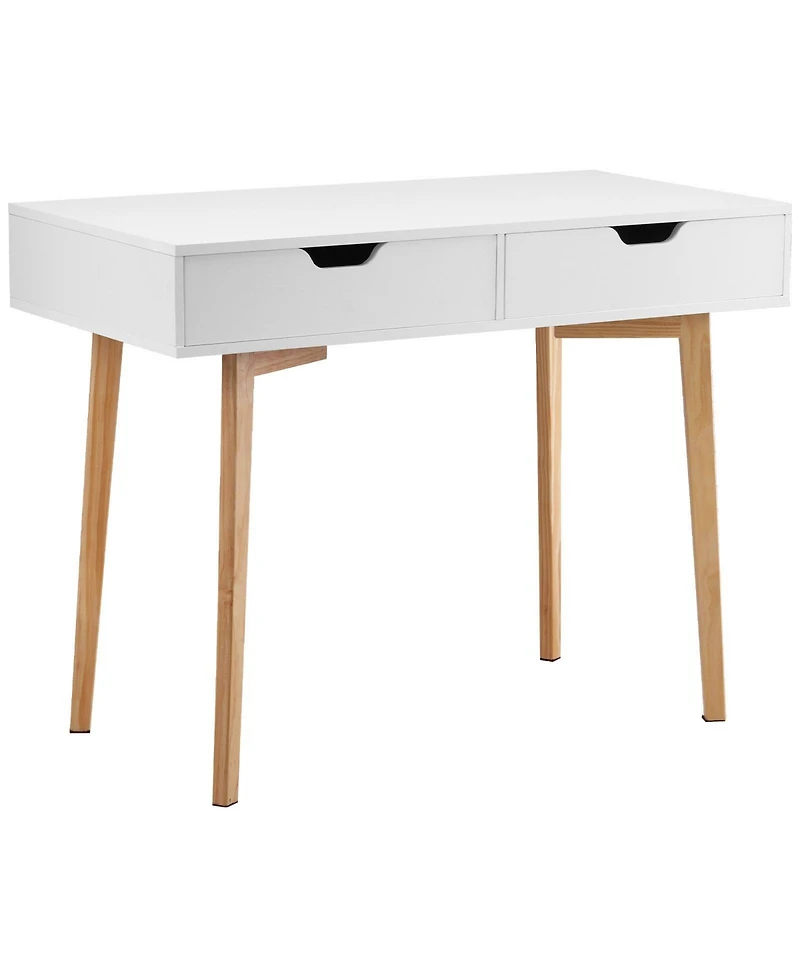 Slickblue Wooden Kids Desk with Drawer for Study and Writing Activities