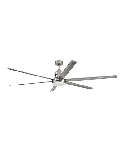 72" Craftmade Mondo Brushed Nickel Large Ceiling Fan with Remote