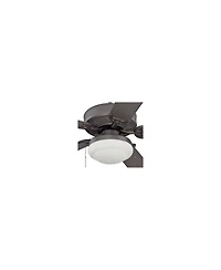 52" Craftmade Enduro Espresso Led Outdoor Pull Chain Ceiling Fan