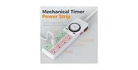 Tessan Power Strip with Usb Charging with 4 Feet for Home, Office and Travel