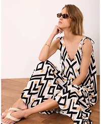 Mint Velvet Women's Monaco Geo Maxi Dress