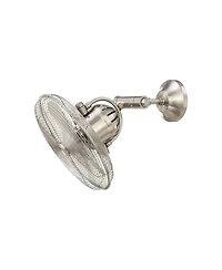 14" Craftmade Bellows Iv Nickel Oscillating Wall Fan
