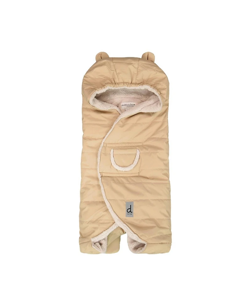 Deux par Deux Baby Unisex Nido Wrap for Bassinet Car Seats and Strollers Beige