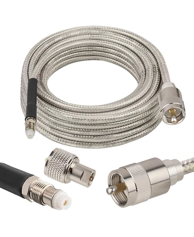 Lofree RG8X Double-Shielded Stranded-Core Outdoor Coaxial Cable 10 ft.