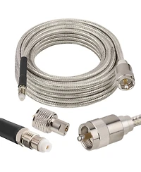 Lofree RG8X Double-Shielded Stranded-Core Outdoor Coaxial Cable 10 ft.