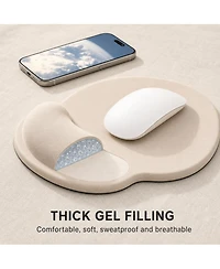 Lofree Gel Wrist Rest Ergonomic Non-Slip Mouse Pad for Wired, Wireless, Optical & Mechanical Mice