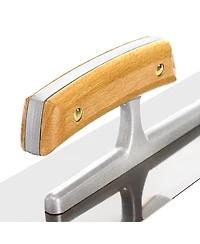 Xdovet Flat Drywall Trowel Stainless Steel Plastering Set Wood Handle