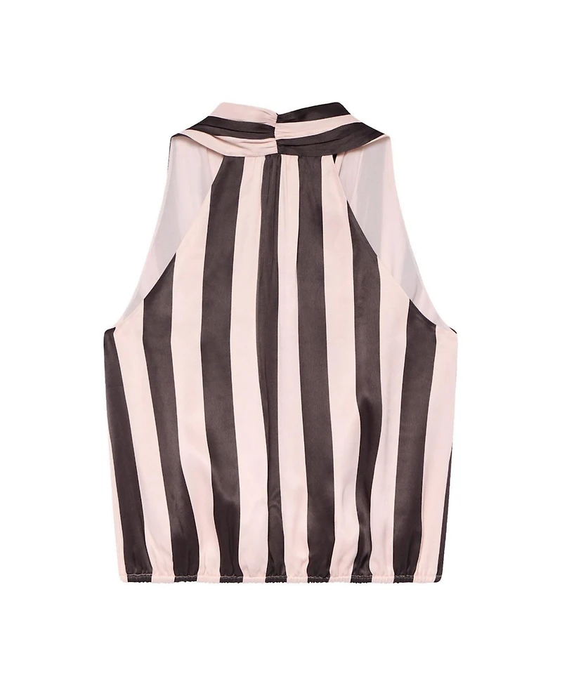 Mint Velvet Women's Striped Halter Wrap Top