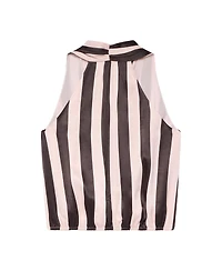 Mint Velvet Women's Striped Halter Wrap Top
