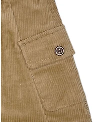Hope & Henry Toddler Girls Organic Corduroy Button Front Skirt