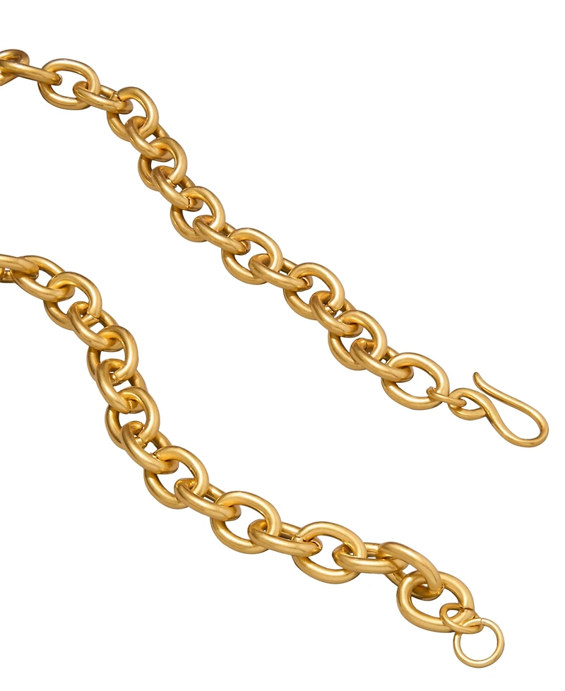 Donna Karan New York Gold-Plated Folded Frontal Necklace