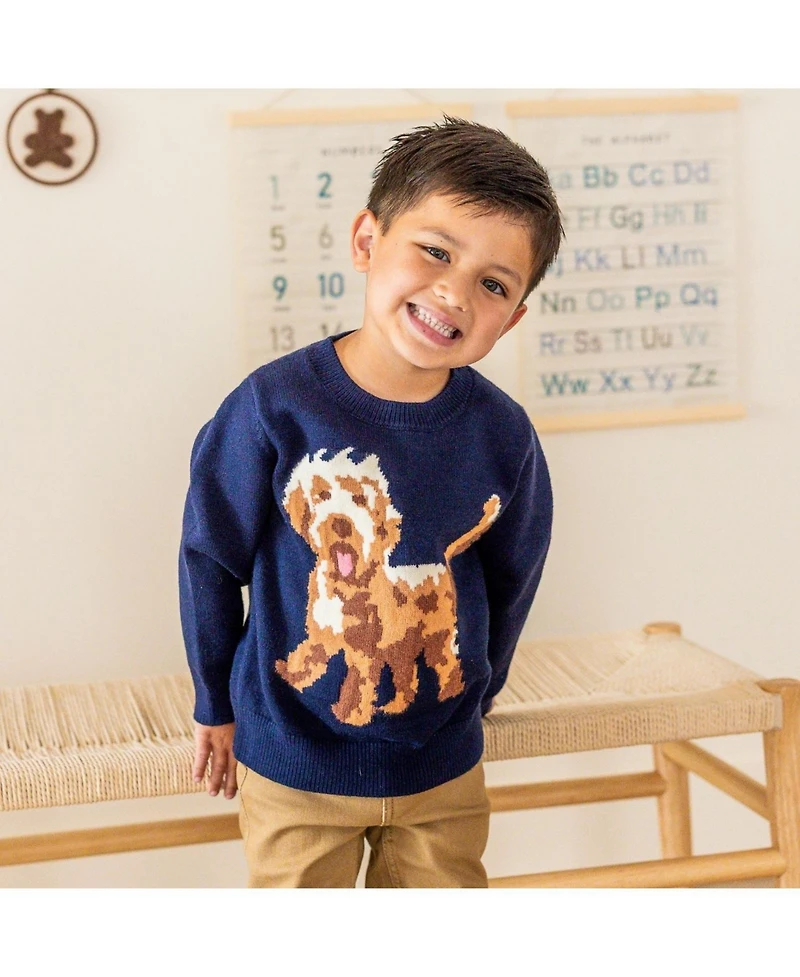 Sweet Wink Little Boys Vintage Puppy Sweater