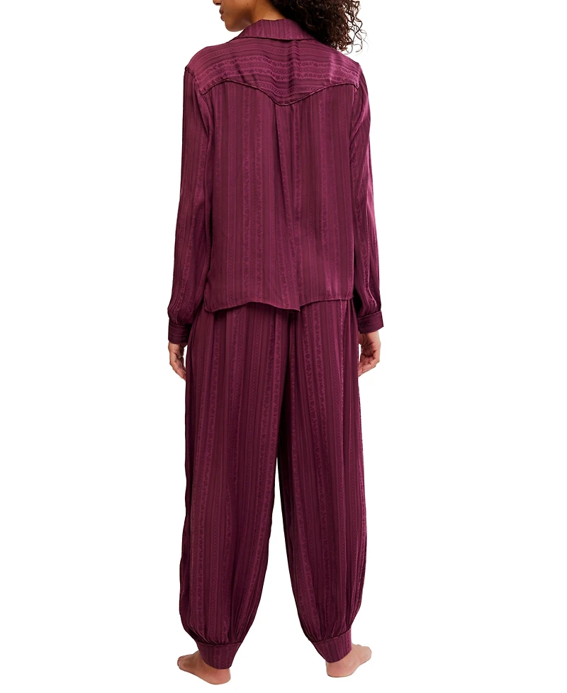 Free People Women's Let's Sleep Pajama Set
