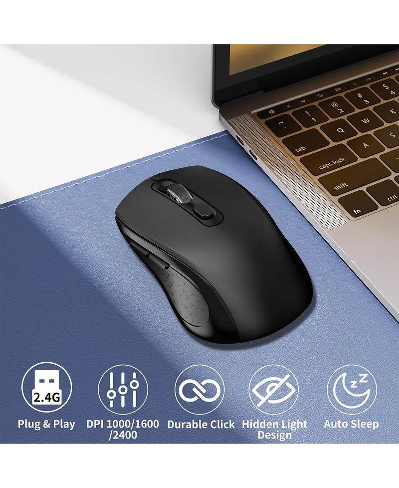 Lofree Wireless Silent Ergonomic Mouse for Laptop and Pc