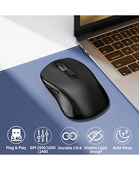 Lofree Wireless Silent Ergonomic Mouse for Laptop and Pc