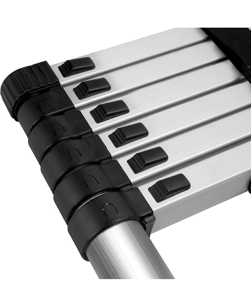 Streamdale Furniture 8.5" Compact Telescoping Ladder with Non-Slip Feet, 330lb Capacity