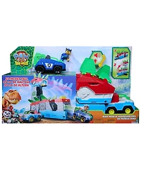 Paw Patrol Chase Dino Movie 2-in-1 Transforming Playset with Vehicles, Ages 3+