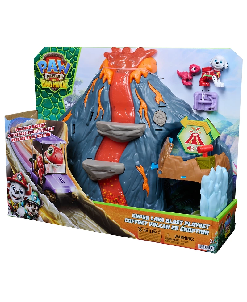 Paw Patrol Dino Movie Super Lava Blast Playset, Ages 3+