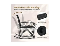 Boyel Living Patio Rocking Set with Smooth Motion Outdoor Rocker Chair Bistro