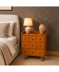Streamdale Furniture 3-Drawer End Table with Charging Station and Usb Ports