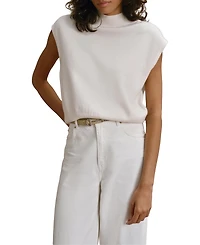 Mint Velvet Women's Relaxed Mock Neck Knit Top