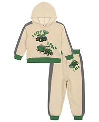 John Deere Little Boys' Fleece 2-Piece Hoodie and Joggers Set