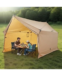 Gouun 2-Person Cabin Hot Tent with Stove Jack, Waterproof 4-Season Lightweight Camping Shelter