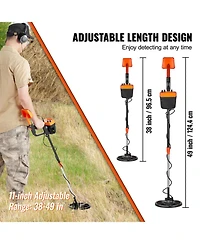 Hongge 8 Inch Waterproof Search Coil Metal Detector with Lcd Display