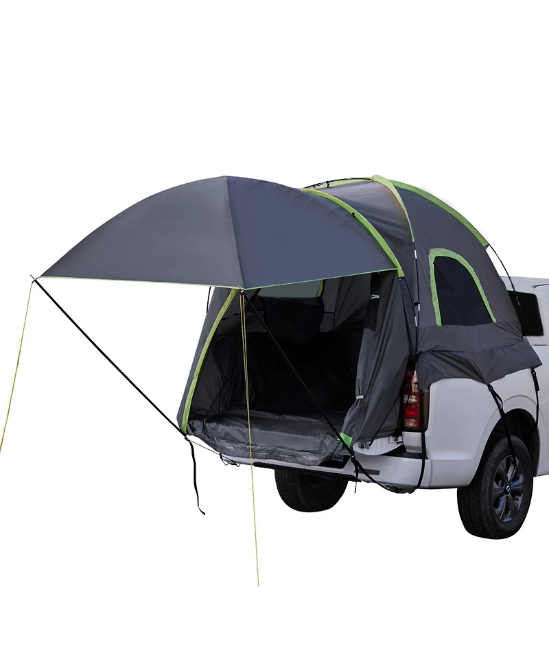 Hongge Pickup Truck Bed Tent for 5 to 5.2 Feet Beds with Expandable Awning Rainfly and Storage Bag