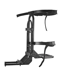 Sugift Golf Cart Rear Seat Bag Holder in Carbon Steel No-Drilling Installation