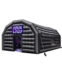 Hongge Giant 26.2 x 19.7 x 13.1 feet Inflatable Nightclub Tent with 1100W Blower for Weddings and Events