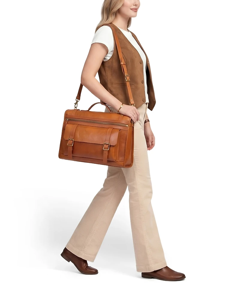 Old Trend Stone Cove Leather Briefcase