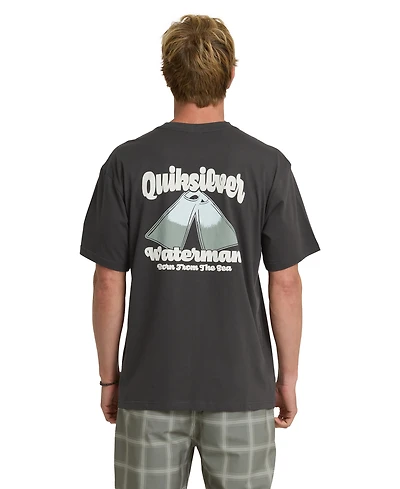 Quiksilver Waterman Men's Regular-Fit Crewneck T-Shirt