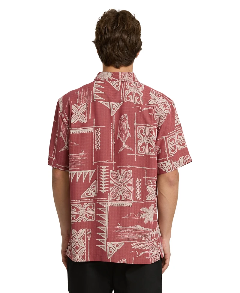 Quiksilver Waterman Men's Regular-Fit Print Shirt